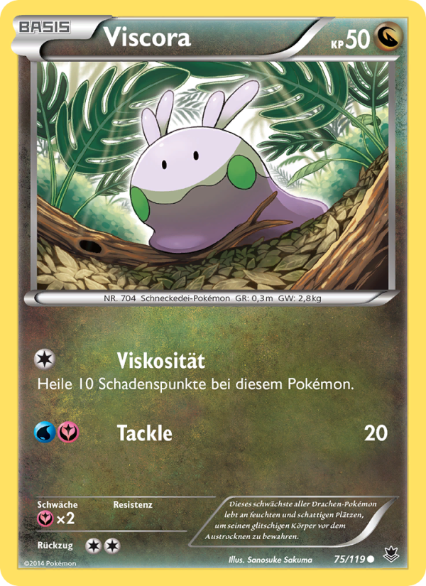 Viscora 75 — Phantom Forces (German Pokémon TCG card)