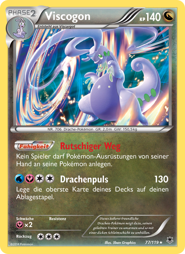 Viscogon 77 — Phantom Forces (German Pokémon TCG card)