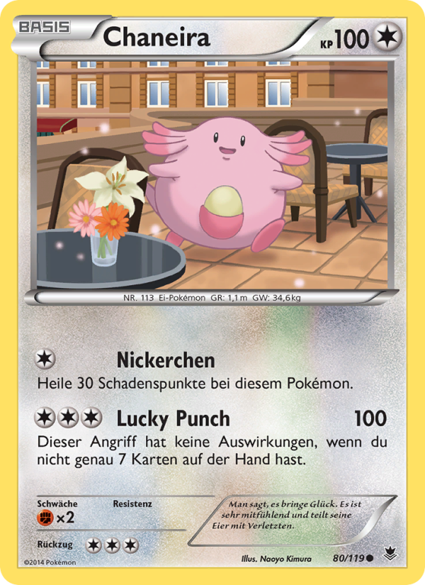 Chaneira 80 — Phantom Forces (German Pokémon TCG card)