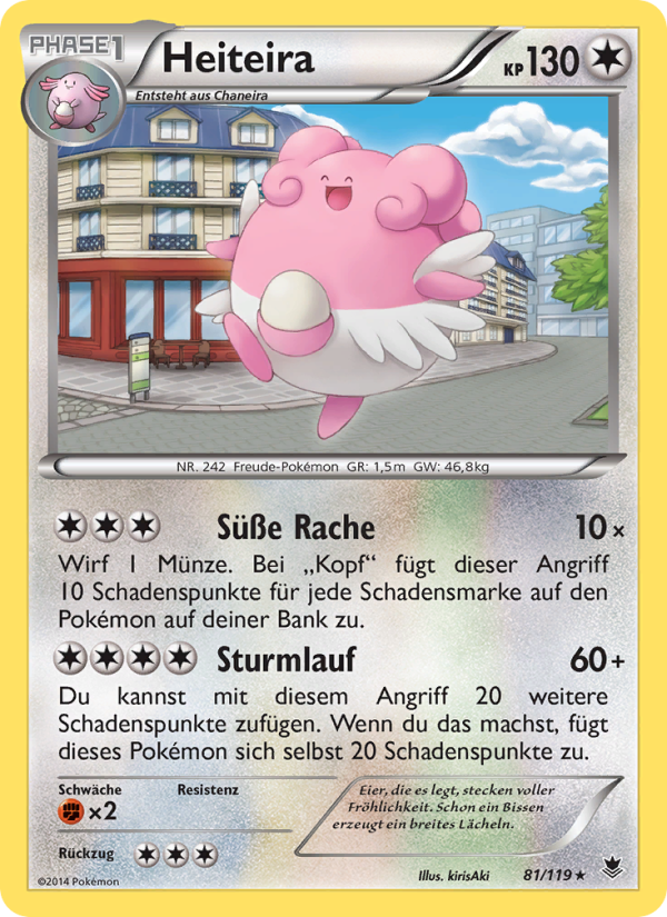 Heiteira 81 — Phantom Forces (German Pokémon TCG card)