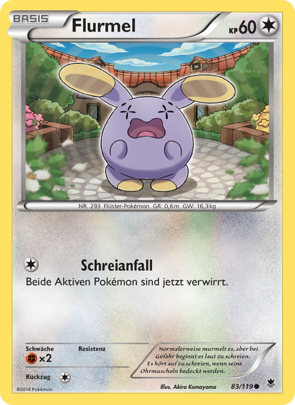 Flurmel 83 — Phantom Forces (German Pokémon TCG card)