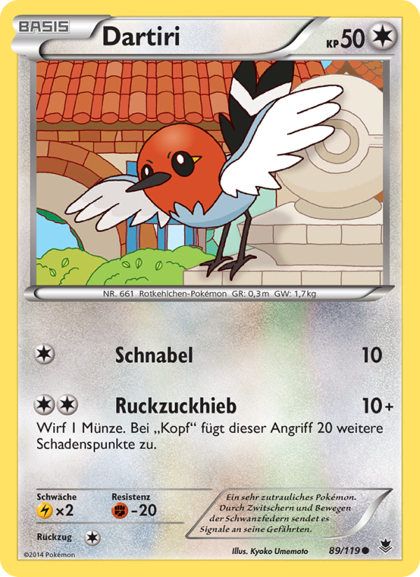 Dartiri 89 — Phantom Forces (German Pokémon TCG card)