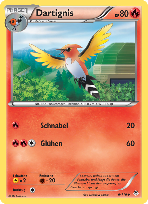 Dartignis 9 — Phantom Forces (German Pokémon TCG card)