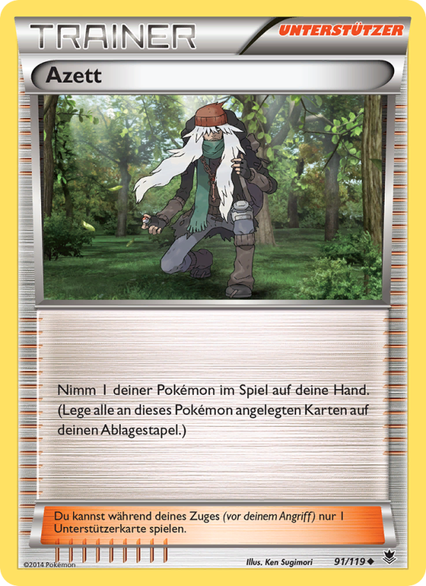 Azett 91 — Phantom Forces (German Pokémon TCG card)