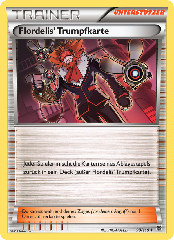 Flordelis' Trumpfkarte 99 — Phantom Forces (German Pokémon TCG card)
