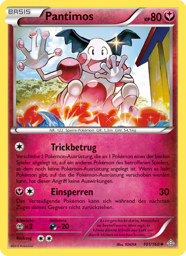 Pantimos 101 — Primal Clash (German Pokémon TCG card)