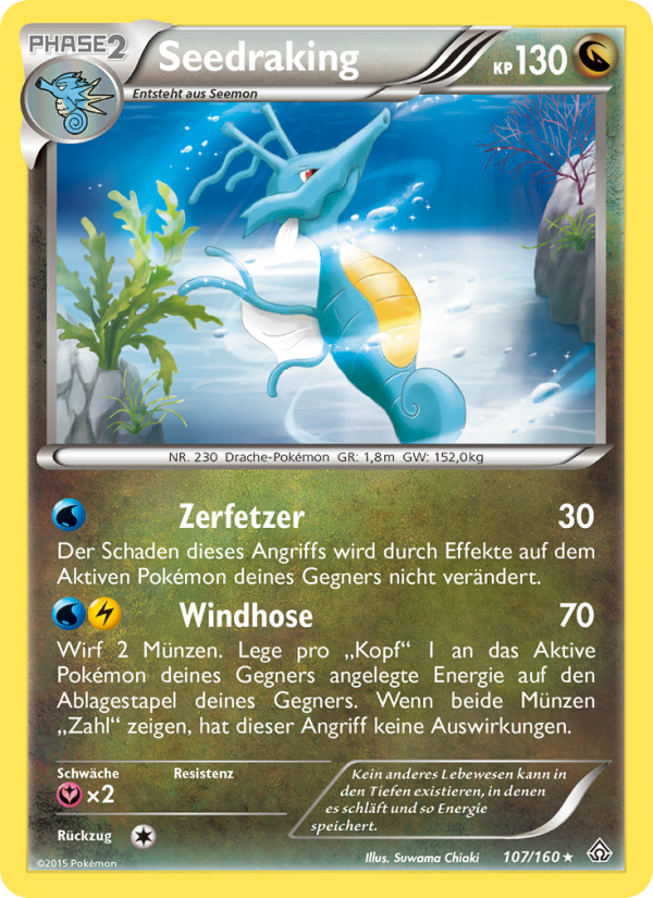 Seedraking 107 — Primal Clash (German Pokémon TCG card)
