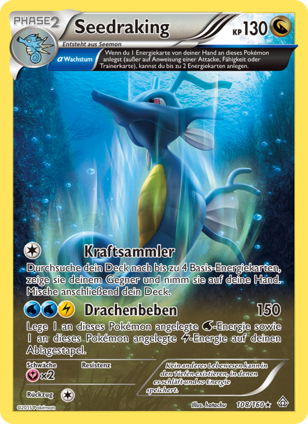 Seedraking 108 — Primal Clash (German Pokémon TCG card)