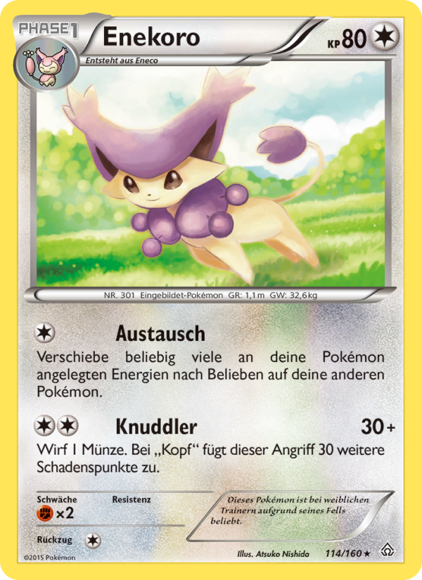 Enekoro 114 — Primal Clash (German Pokémon TCG card)