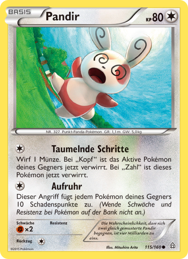 Pandir 115 — Primal Clash (German Pokémon TCG card)