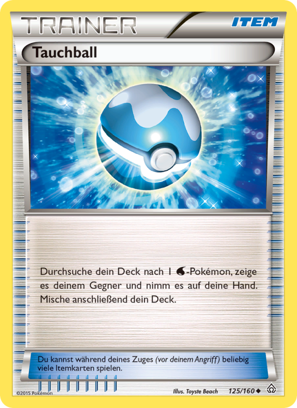 Tauchball 125 — Primal Clash (German Pokémon TCG card)
