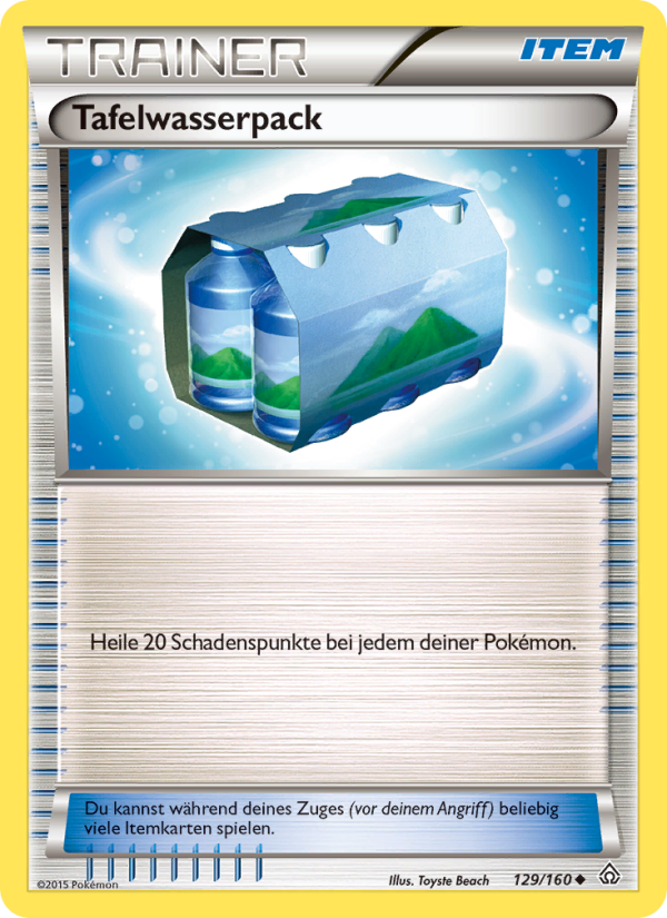 Tafelwasserpack 129 — Primal Clash (German Pokémon TCG card)