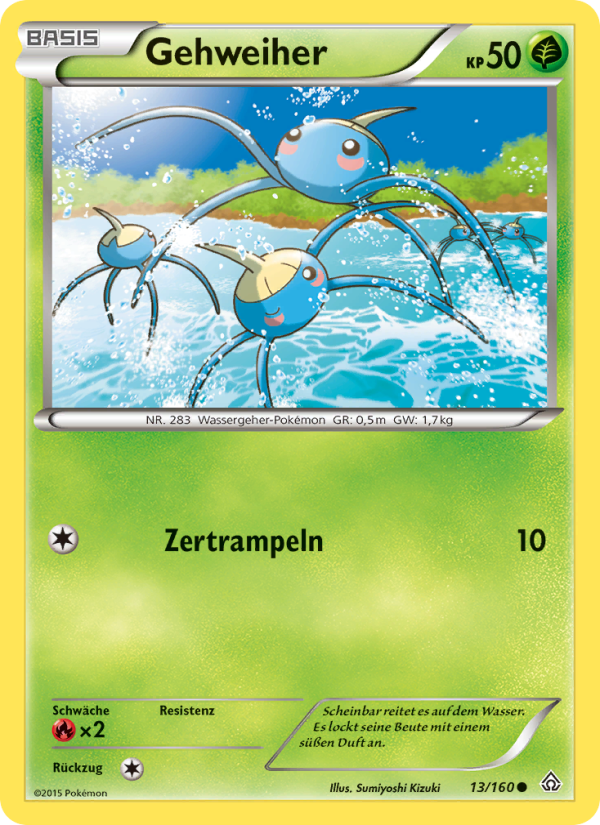 Gehweiher 13 — Primal Clash (German Pokémon TCG card)