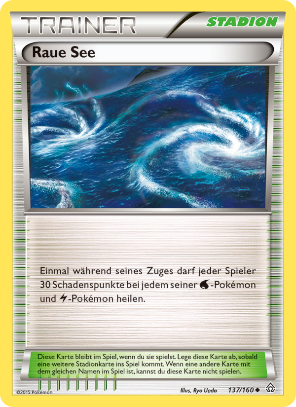 Raue See 137 — Primal Clash (German Pokémon TCG card)