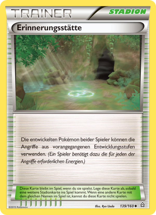 Erinnerungsstätte 139 — Primal Clash (German Pokémon TCG card)