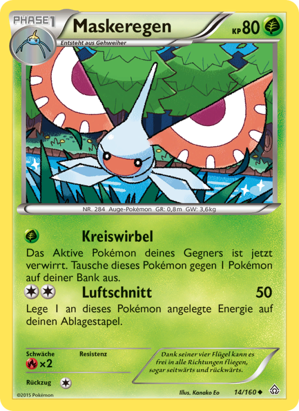 Maskeregen 14 — Primal Clash (German Pokémon TCG card)