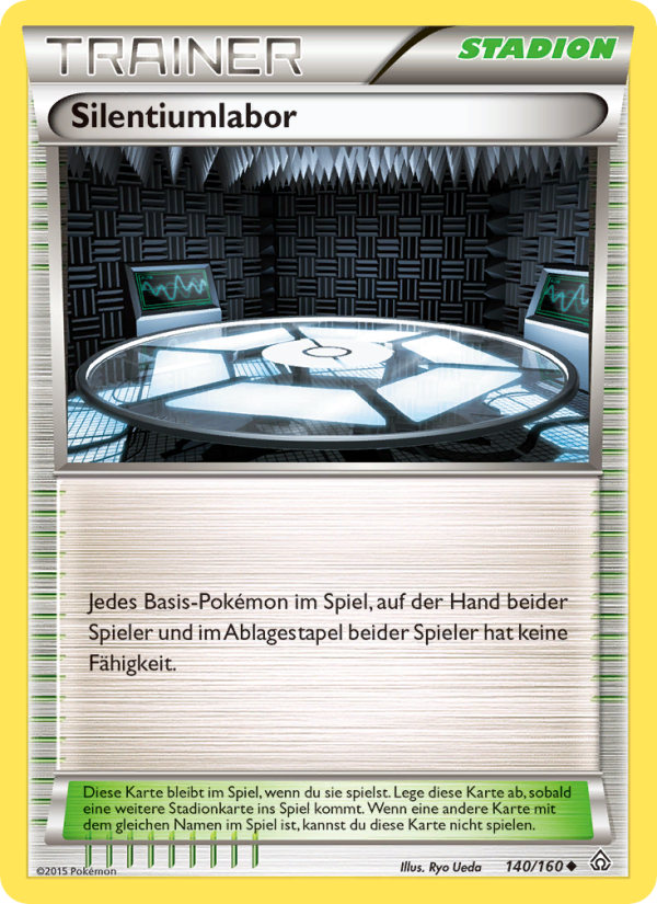 Silentiumlabor 140 — Primal Clash (German Pokémon TCG card)