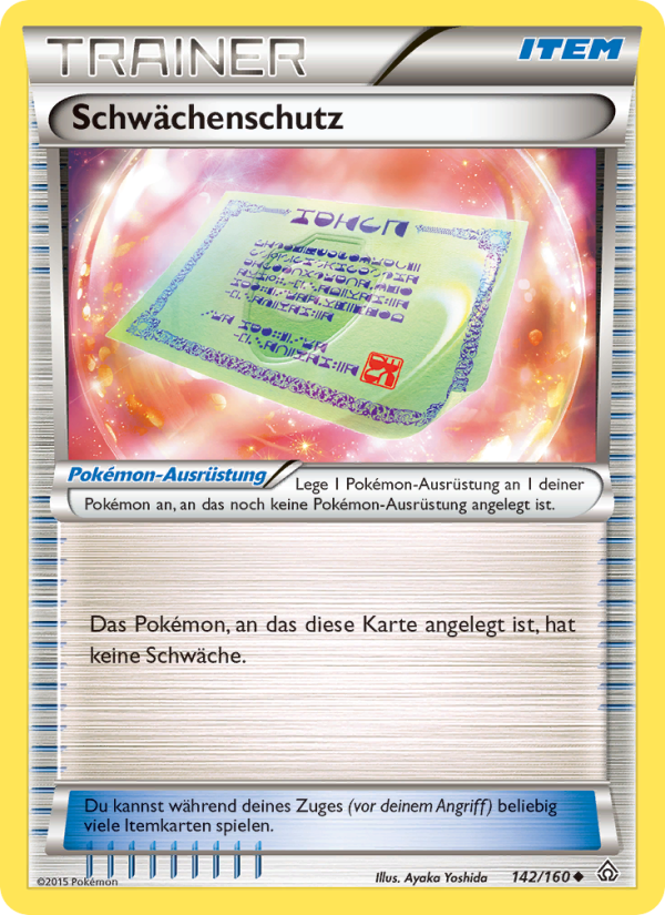Schwächenschutz 142 — Primal Clash (German Pokémon TCG card)