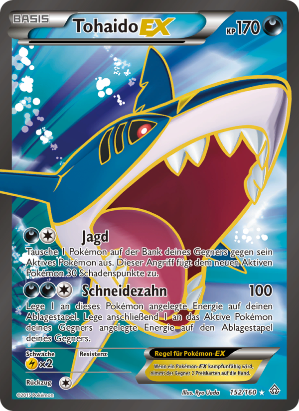 Tohaido EX 152 — Primal Clash (German Pokémon TCG card)