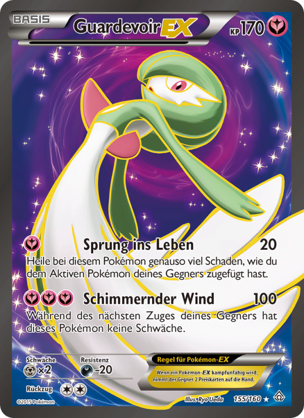 Guardevoir EX 155 — Primal Clash (German Pokémon TCG card)