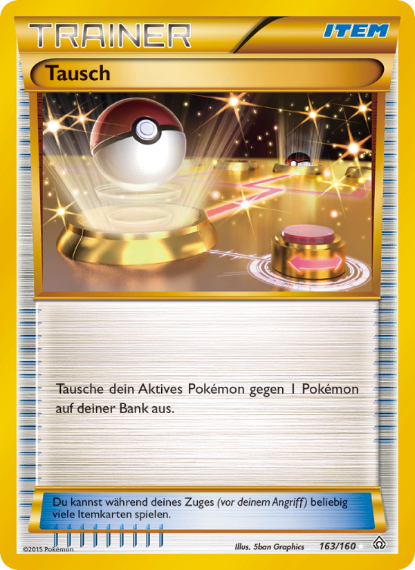 Tausch 163 — Primal Clash (German Pokémon TCG card)