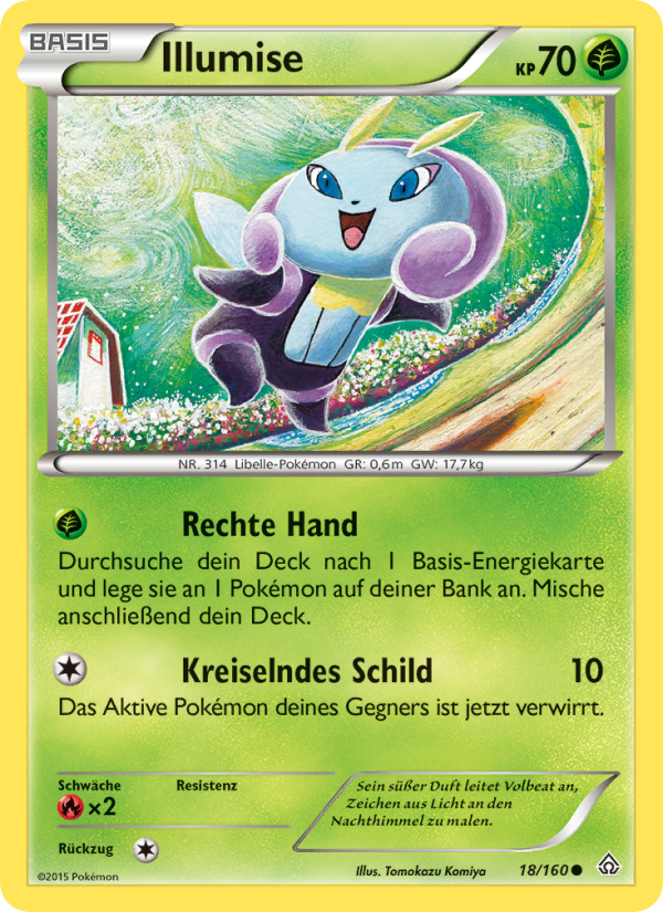 Illumise 18 — Primal Clash (German Pokémon TCG card)