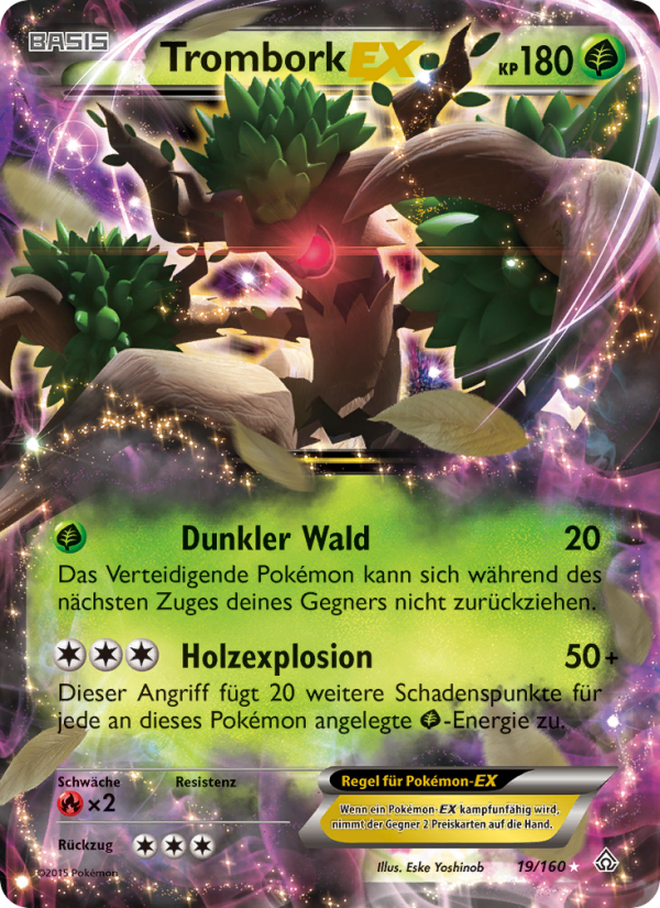 Trombork EX 19 — Primal Clash (German Pokémon TCG card)