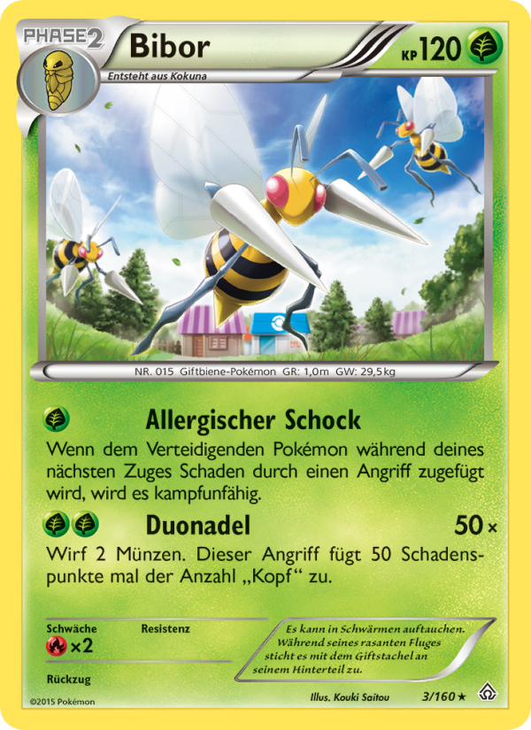 Bibor 3 — Primal Clash (German Pokémon TCG card)