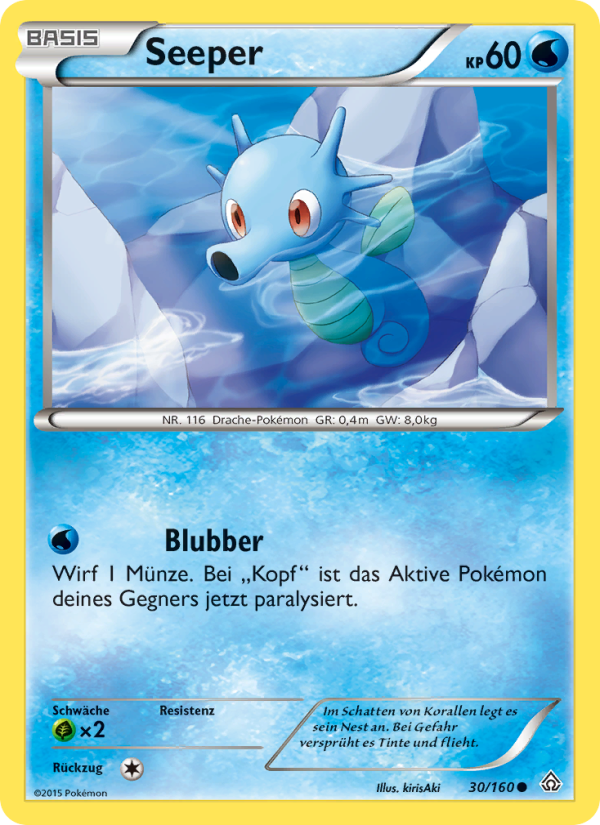 Seeper 30 — Primal Clash (German Pokémon TCG card)