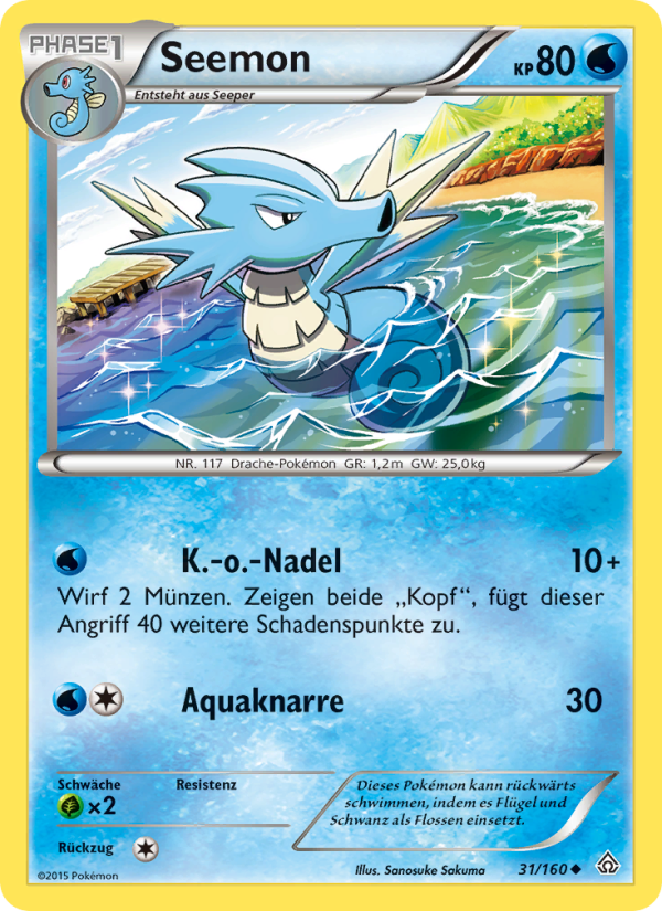 Seemon 31 — Primal Clash (German Pokémon TCG card)