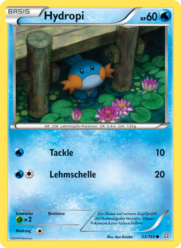 Hydropi 33 — Primal Clash (German Pokémon TCG card)