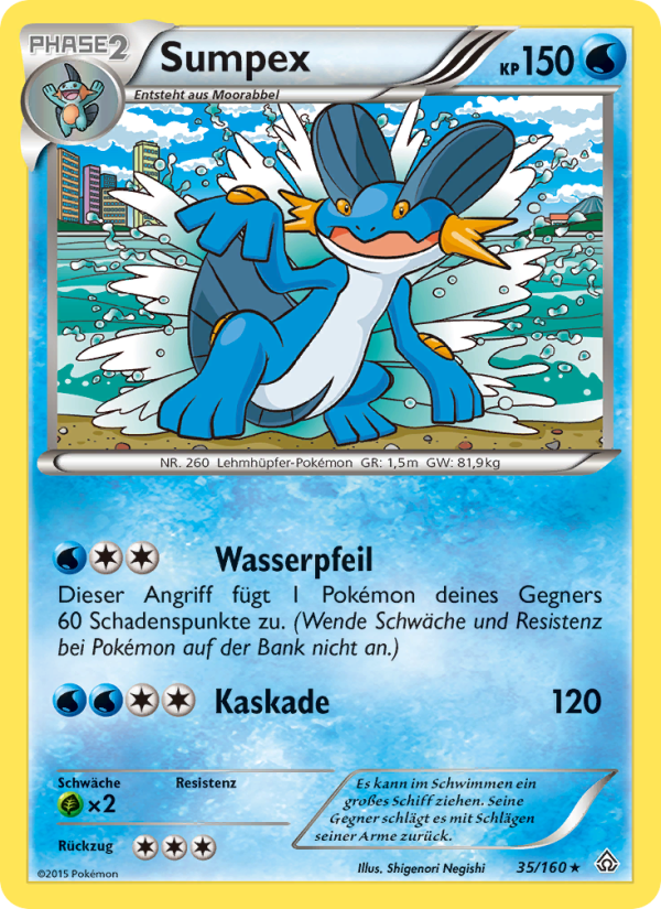 Sumpex 35 — Primal Clash (German Pokémon TCG card)