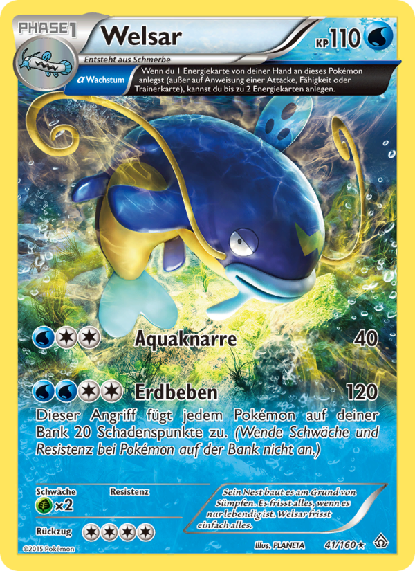 Welsar 41 — Primal Clash (German Pokémon TCG card)