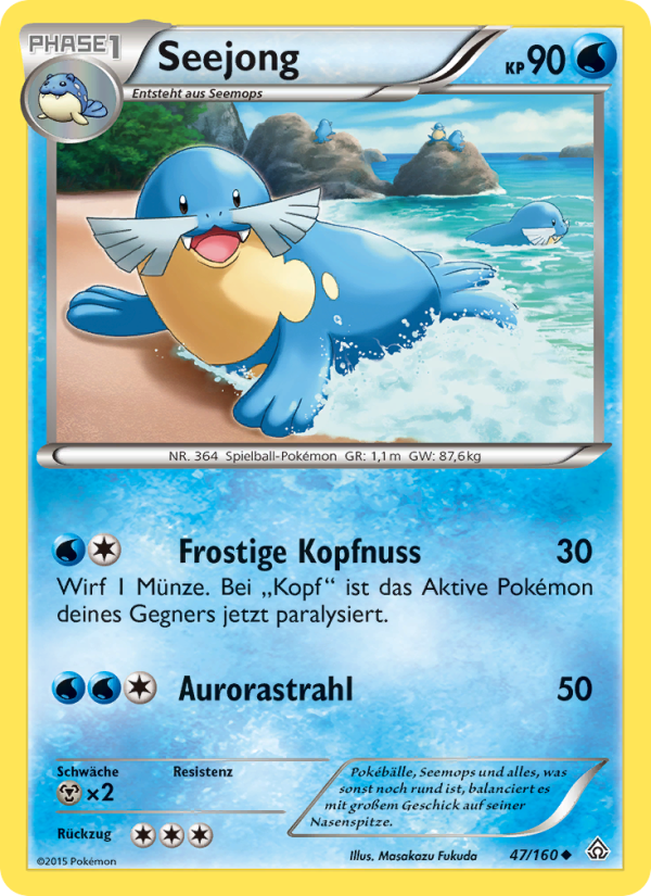 Seejong 47 — Primal Clash (German Pokémon TCG card)