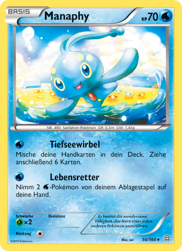 Manaphy 56 — Primal Clash (German Pokémon TCG card)