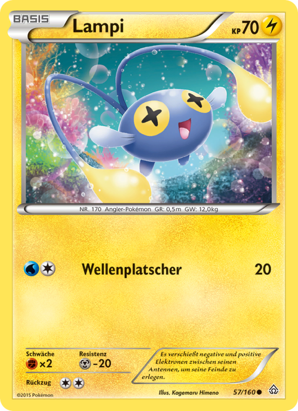 Lampi 57 — Primal Clash (German Pokémon TCG card)