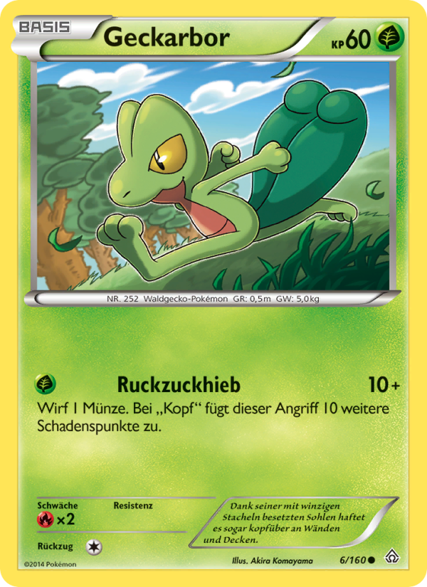 Geckarbor 6 — Primal Clash (German Pokémon TCG card)