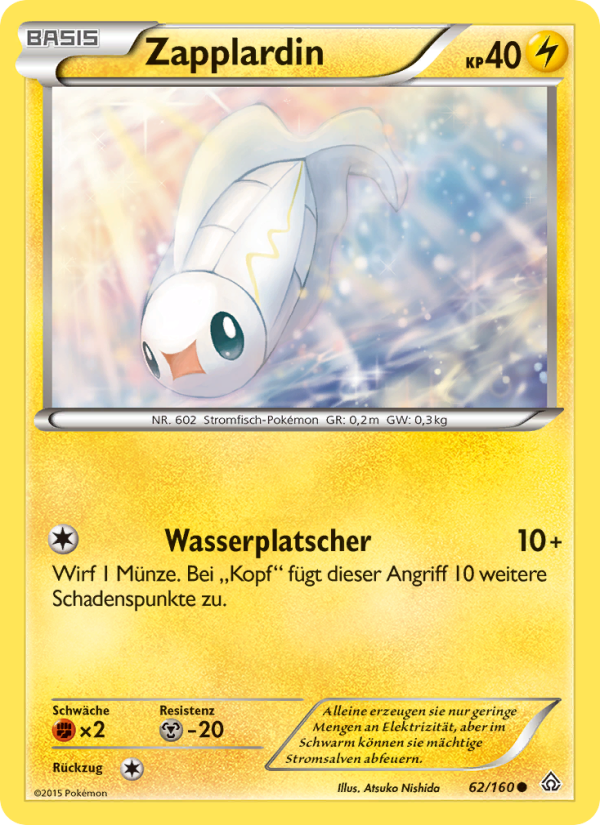Zapplardin 62 — Primal Clash (German Pokémon TCG card)