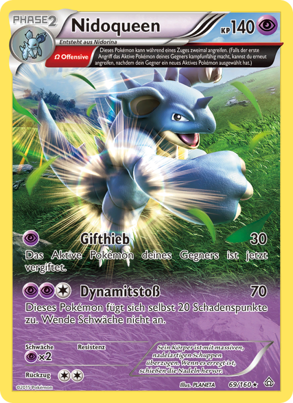 Nidoqueen 69 — Primal Clash (German Pokémon TCG card)