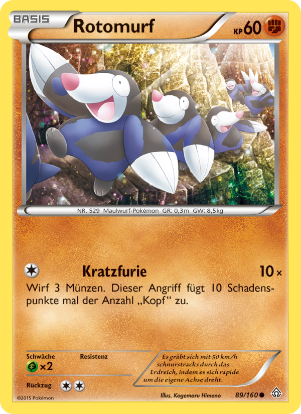 Rotomurf 89 — Primal Clash (German Pokémon TCG card)