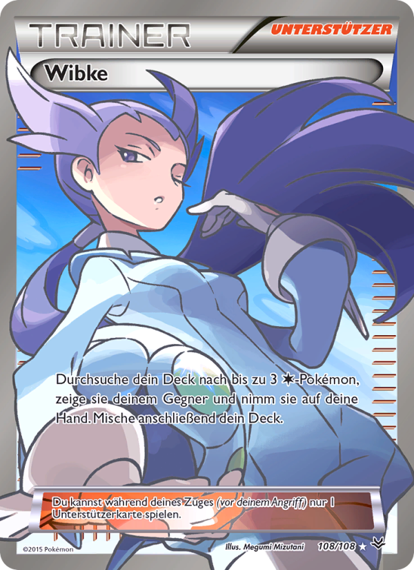 Wibke 108 — Roaring Skies (German Pokémon TCG card)
