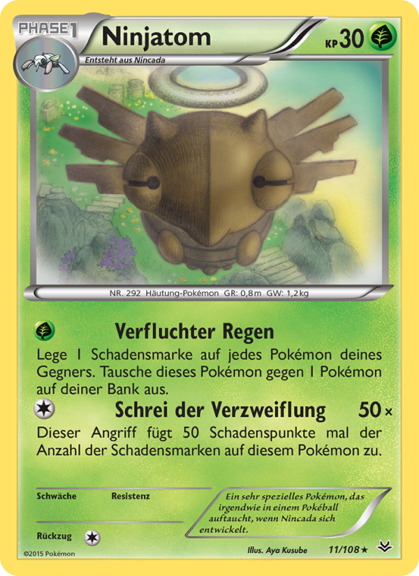 Ninjatom 11 — Roaring Skies (German Pokémon TCG card)