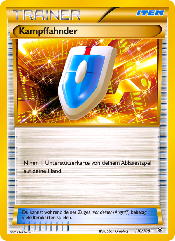 Kampffahnder 110 — Roaring Skies (German Pokémon TCG card)