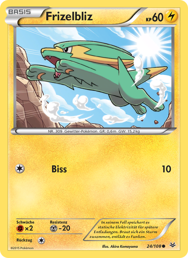 Frizelbliz 24 — Roaring Skies (German Pokémon TCG card)