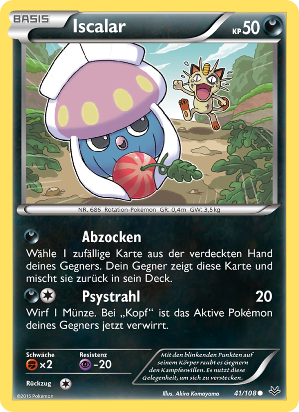 Iscalar 41 — Roaring Skies (German Pokémon TCG card)