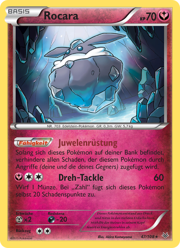 Rocara 47 — Roaring Skies (German Pokémon TCG card)