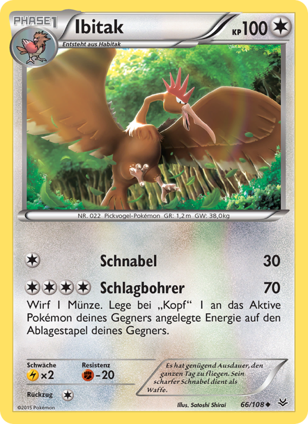 Ibitak 66 — Roaring Skies (German Pokémon TCG card)