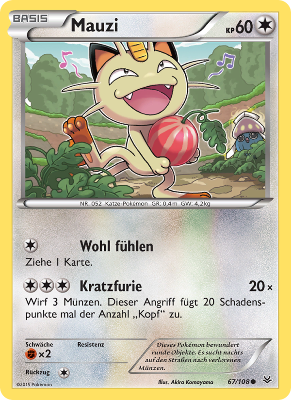 Mauzi 67 — Roaring Skies (German Pokémon TCG card)