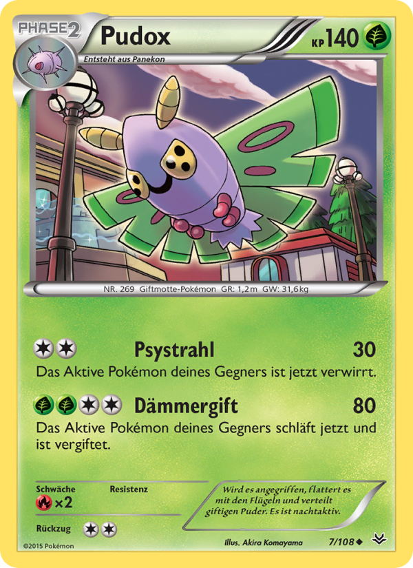 Pudox 7 — Roaring Skies (German Pokémon TCG card)