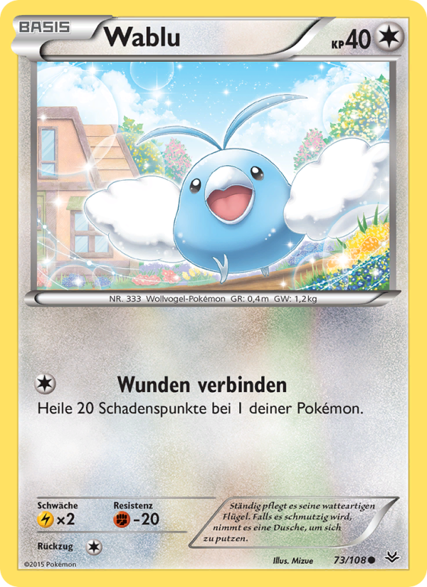 Wablu 73 — Roaring Skies (German Pokémon TCG card)